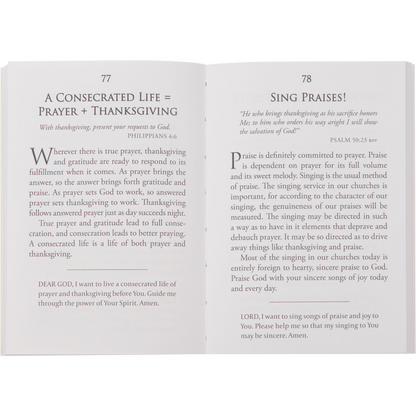 Mini Devotions: Living A Life of Prayer