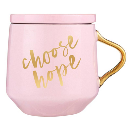 Ceramic Mug with Coaster - Choose Hope (J5797)