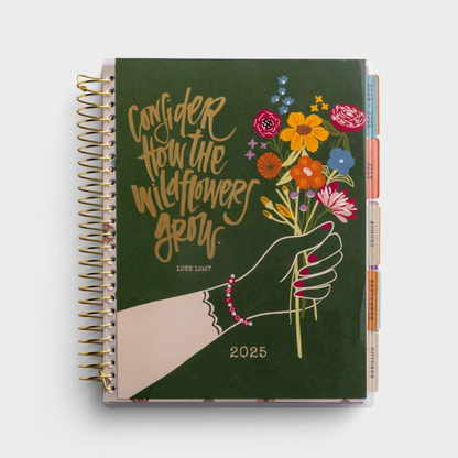 2024-2025: 18Mth Agenda Planner - Consider How the Wildflowers Grow (U1752)