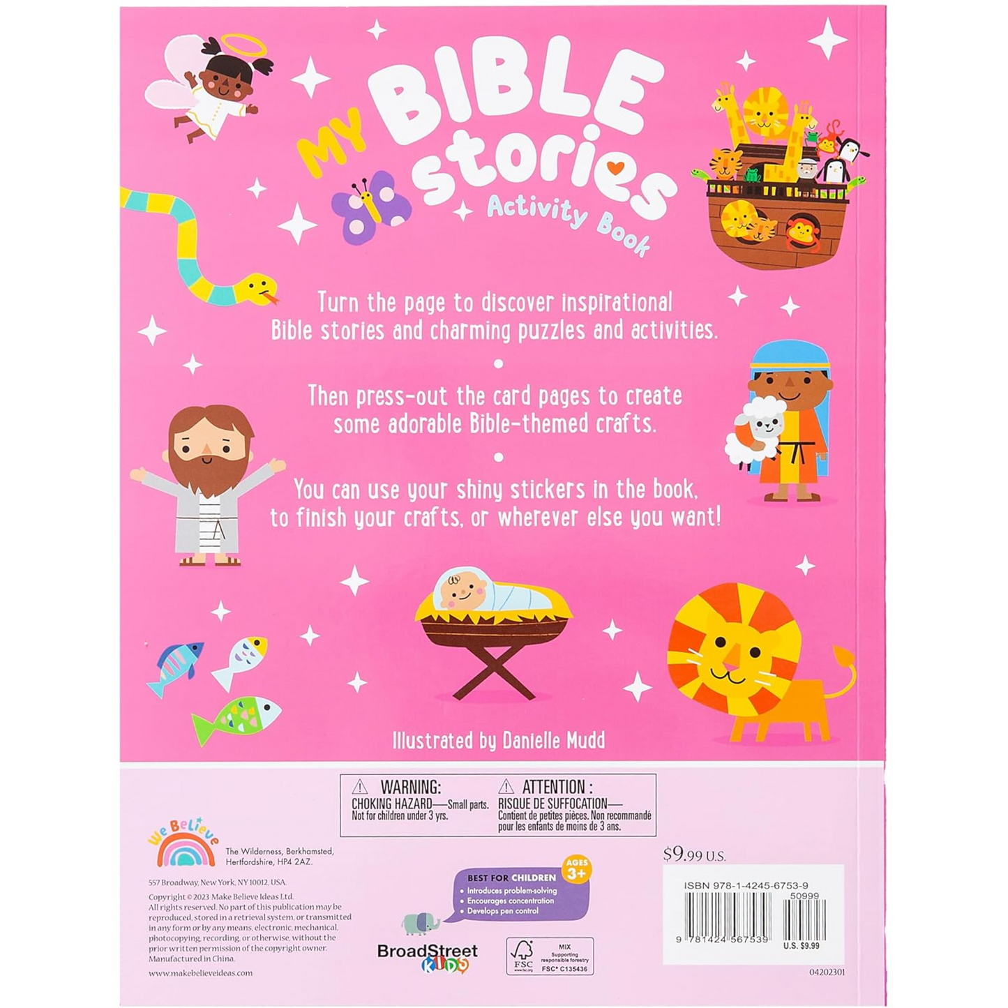 My Bible Stories Activity: Pink