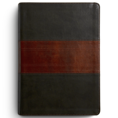 ESV Study Bible, Large Print, Forest/Tan