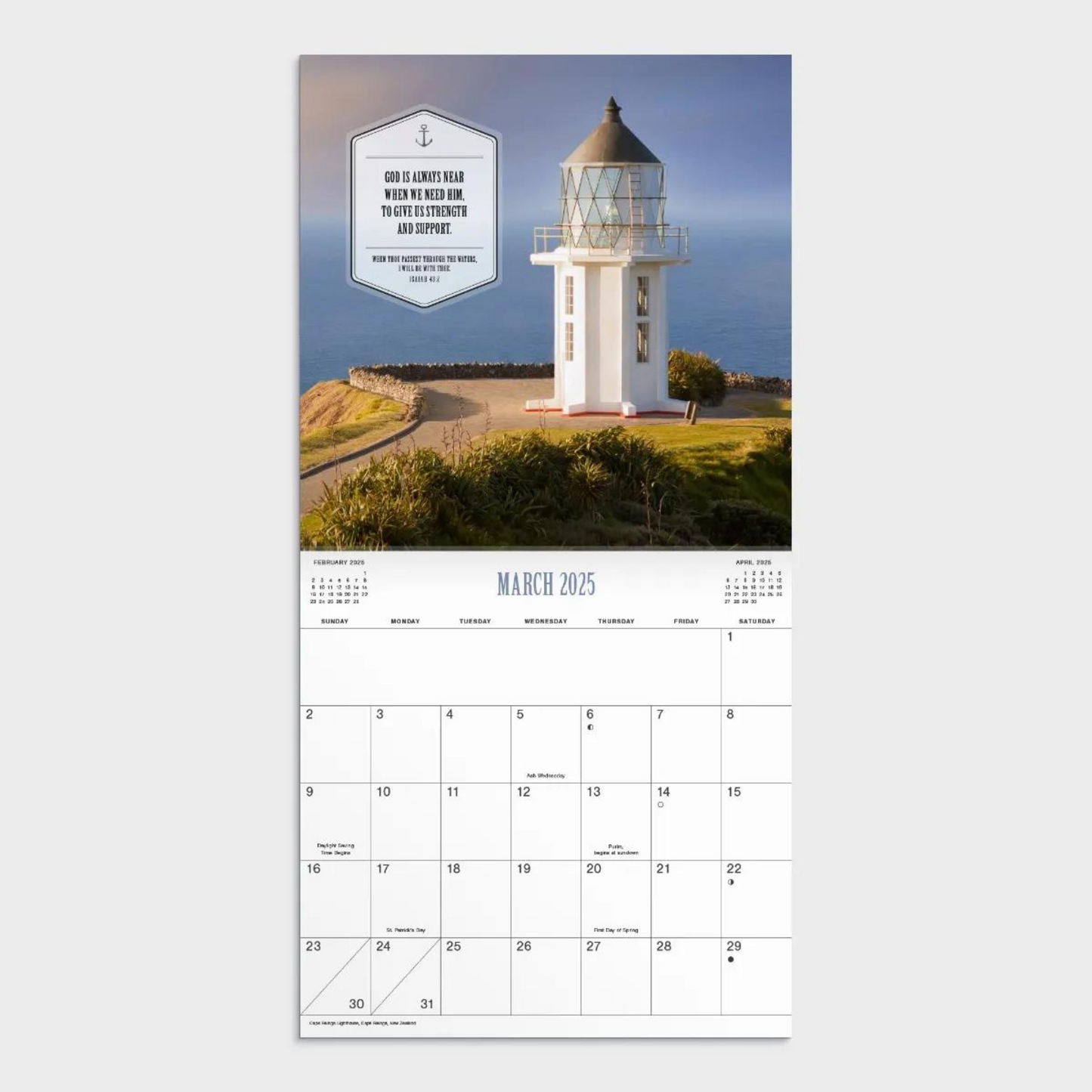 2025 Wall Calendar - Keepers of the Light (U2031)