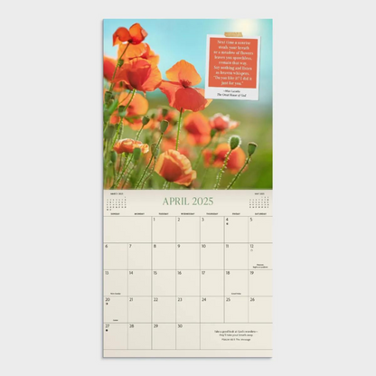 2025 Wall Calendar - God is Always There (U2032)