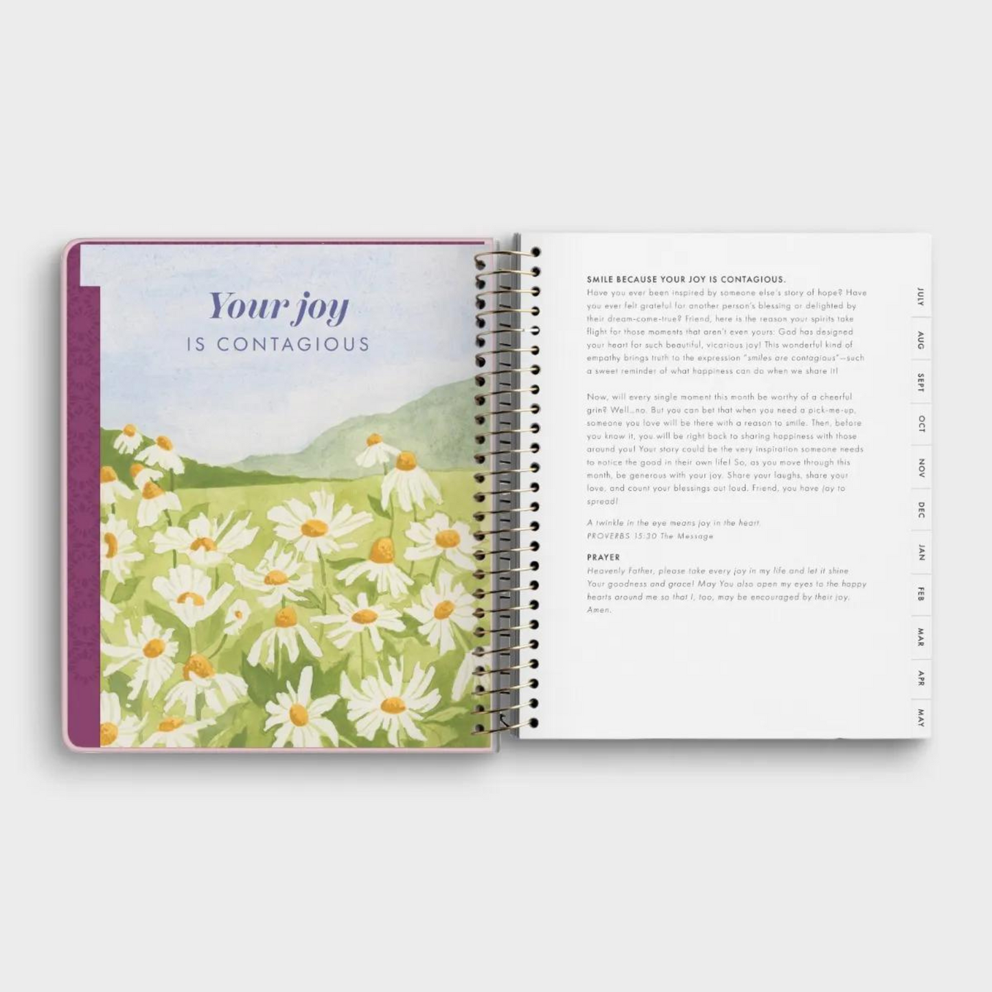 2024-2025: 18-Mth Premium Devotional Planner - Today Begins with a Smile (U1746)