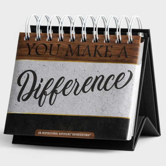 Perpetual Calendar - You Make a Difference (#J9478)