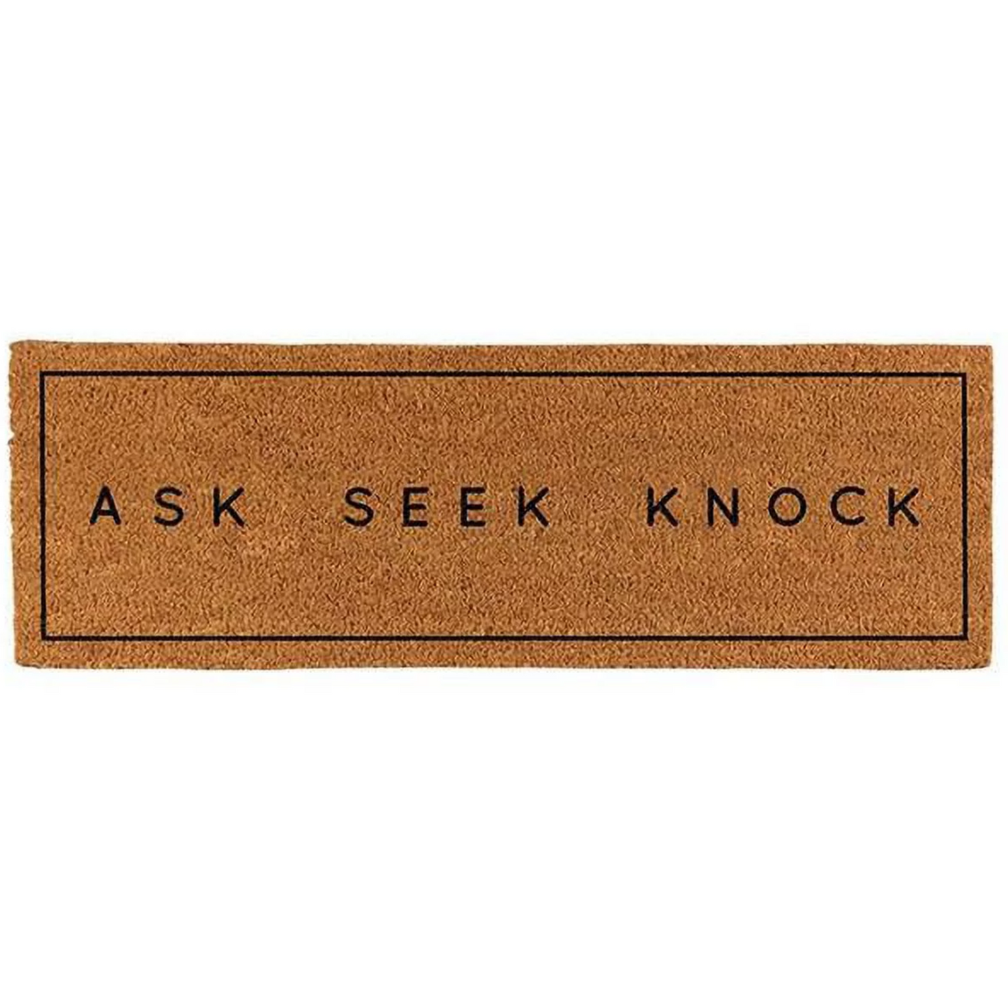 Door Mat - Ask Seek Knock (J0764)