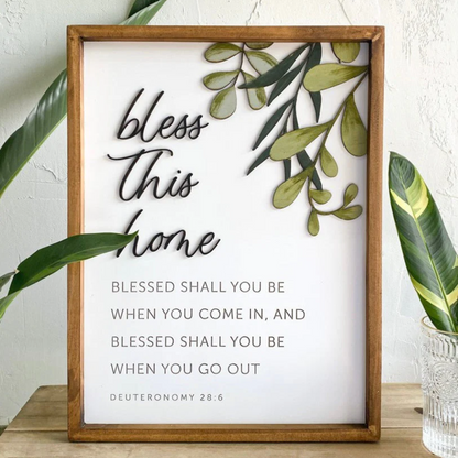 Wall Frame - Blessed This Home (JP032)