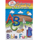52 ABC Bible Fun Coloring Cards for Kids