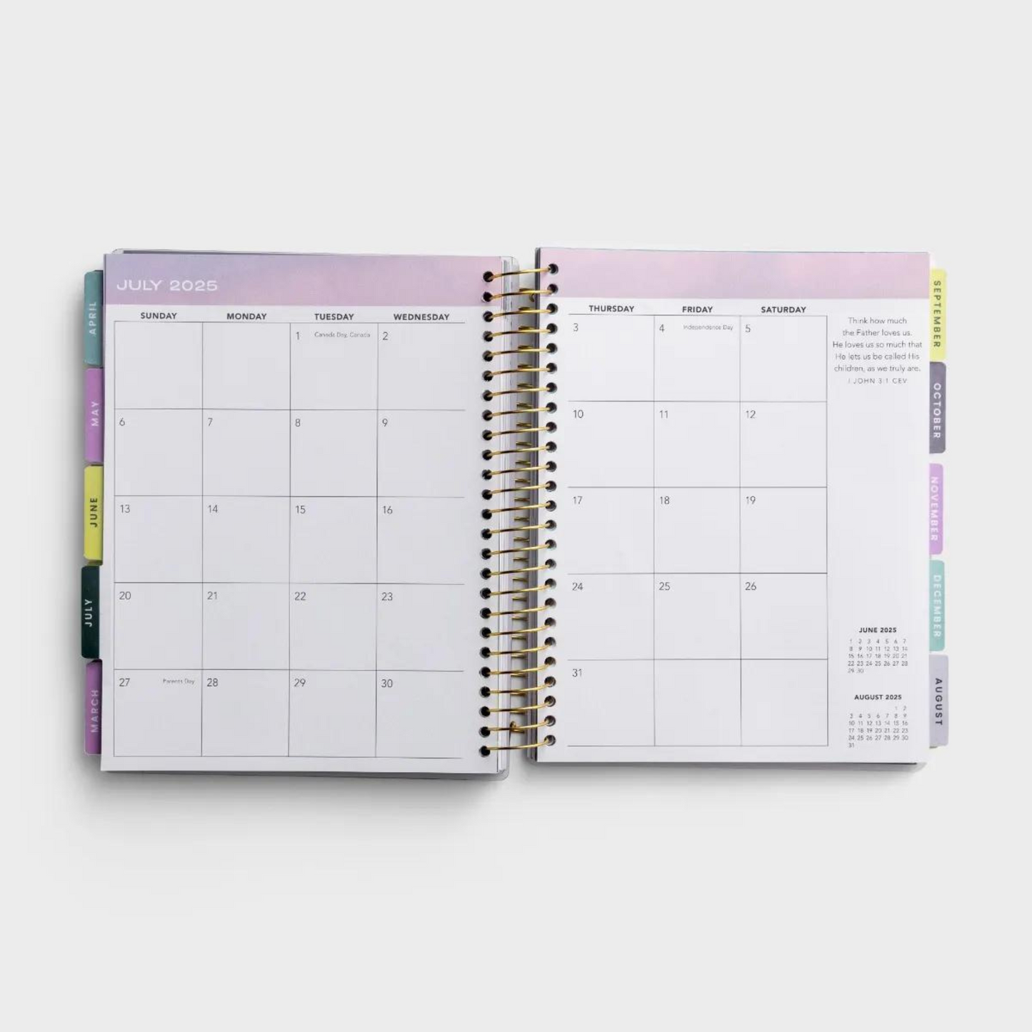 2024-2025: 18Mth Agenda Planner - Work Towards Wonder (U1751)