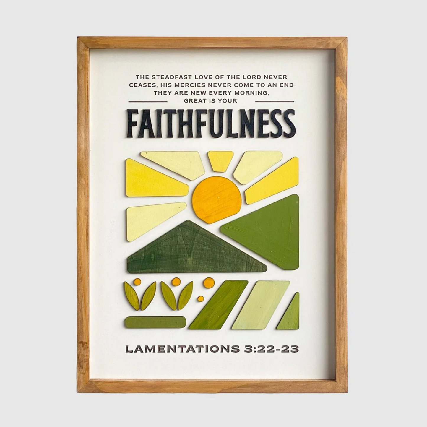 Wall Frame - Great Is Your Faithfulness