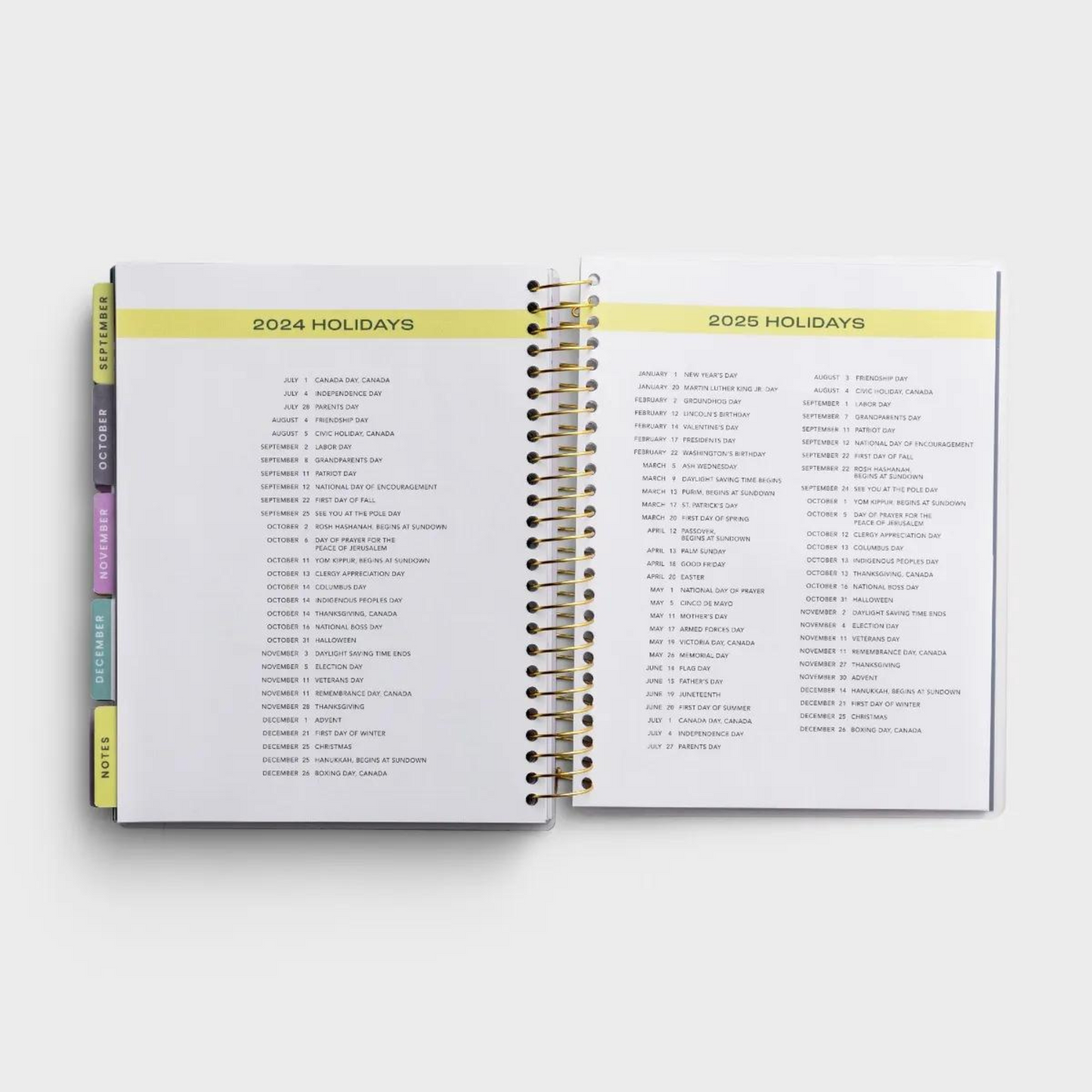 2024-2025: 18Mth Agenda Planner - Work Towards Wonder (U1751)