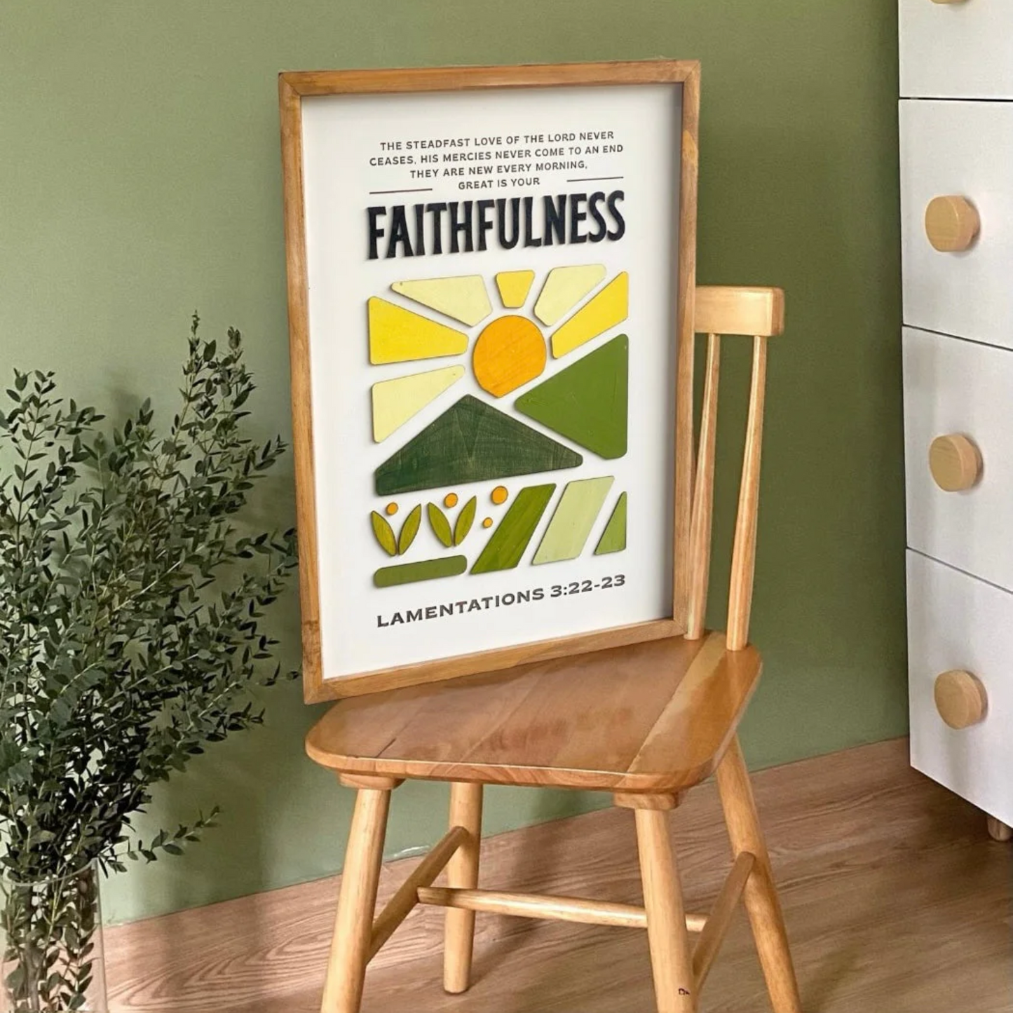 Wall Frame - Great Is Your Faithfulness