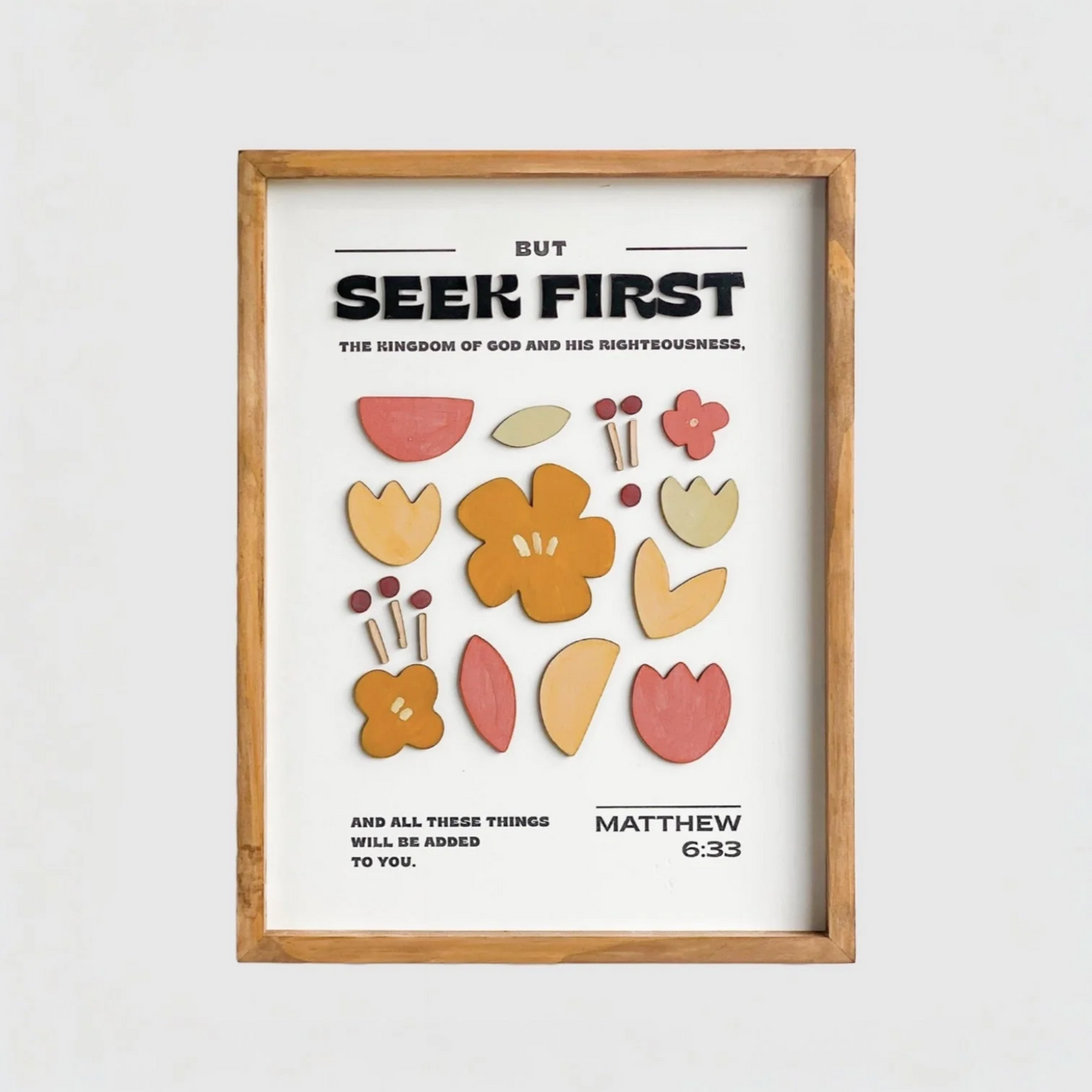 Wall Frame - Seek First