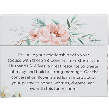 88 Great Conversation Starters For Husbands & Wives (CVS025)