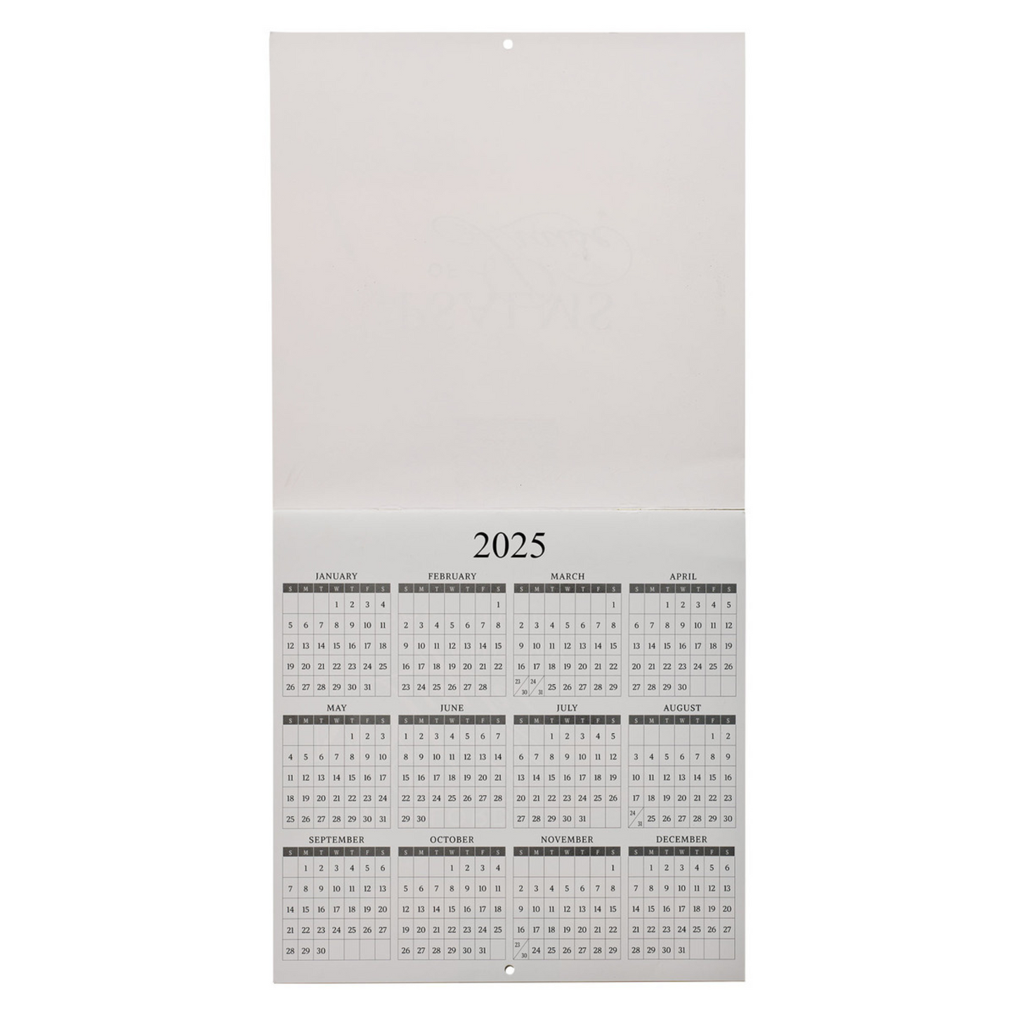 2025 Large Wall Calendar - Psalms of Praise (CAL239)