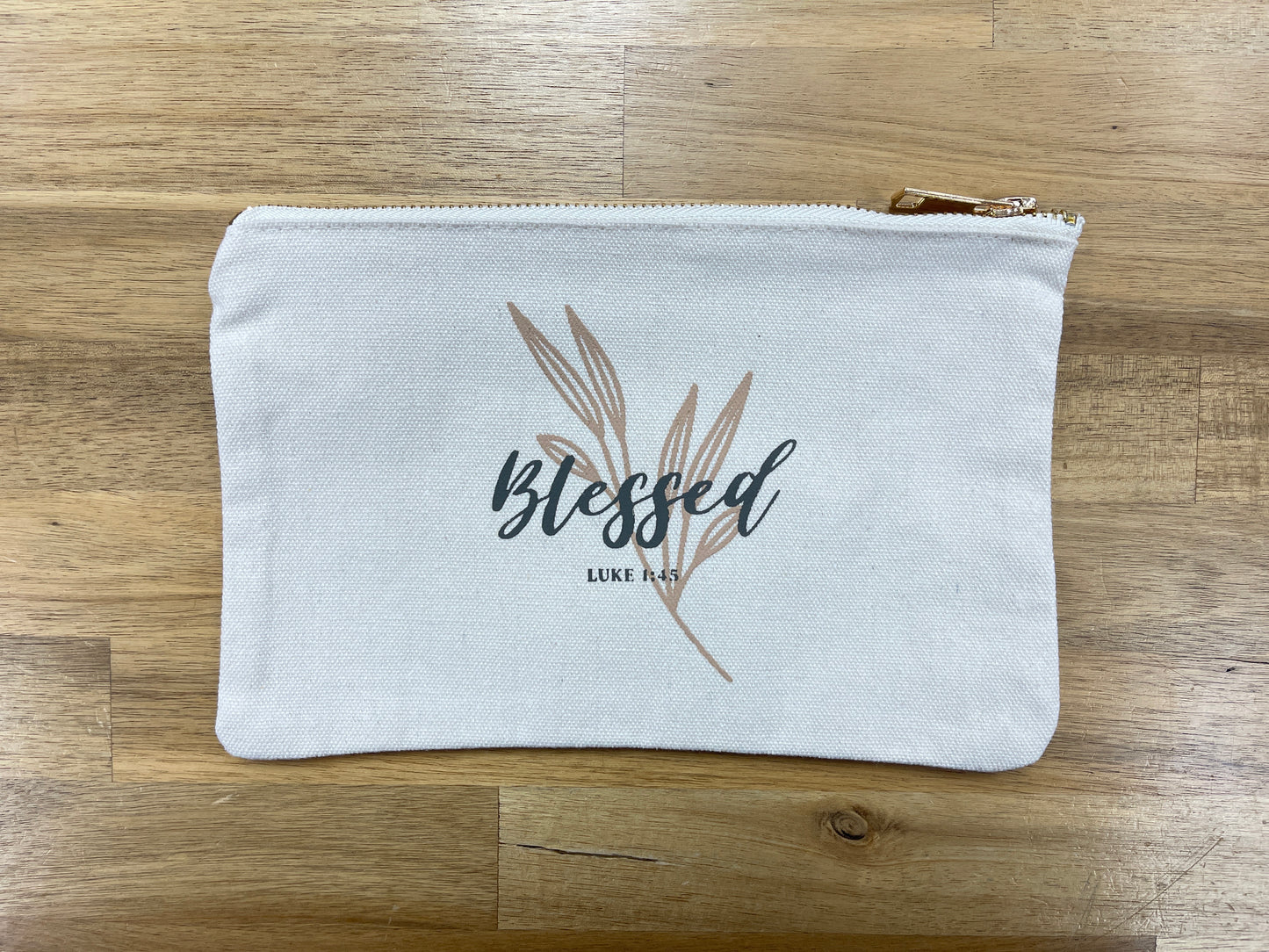 Gold Zip Pouch