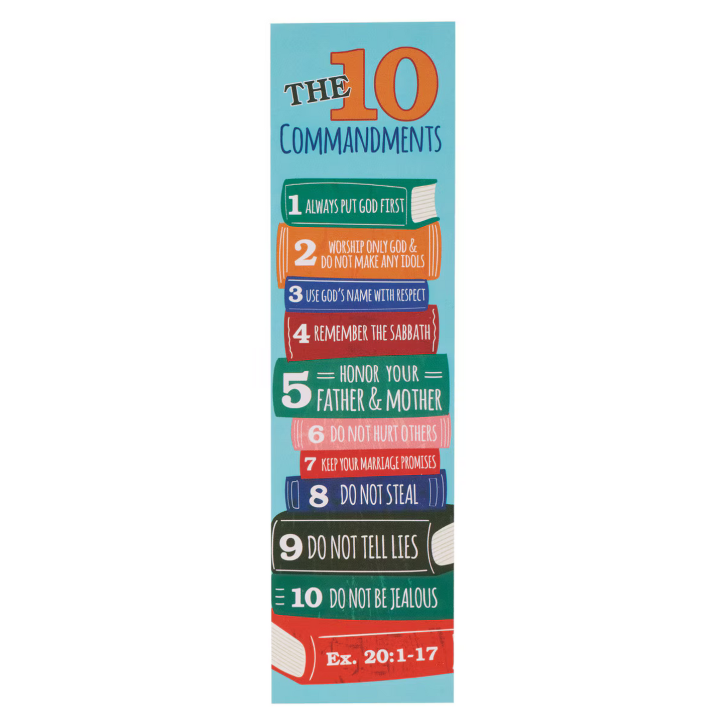 Teacher Bookmark Set - The Ten Commandments (BMP121)