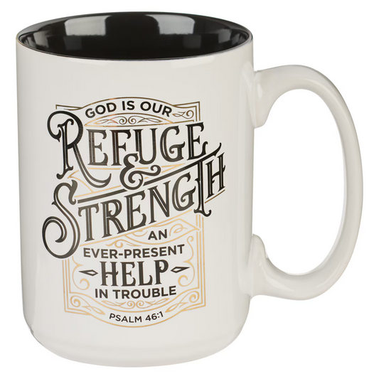 Ceramic Mug - Refuge and Strength (MUG911)