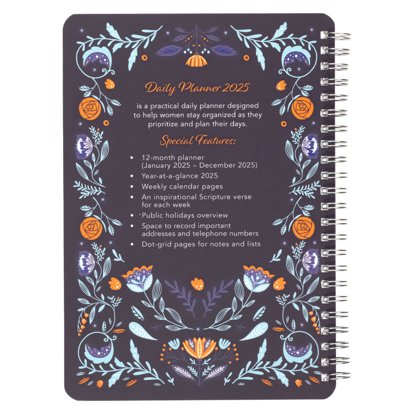 2025 Wirebound Daily Planner