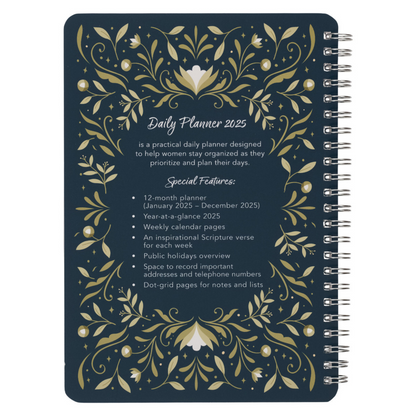 2025 Wirebound Daily Planner