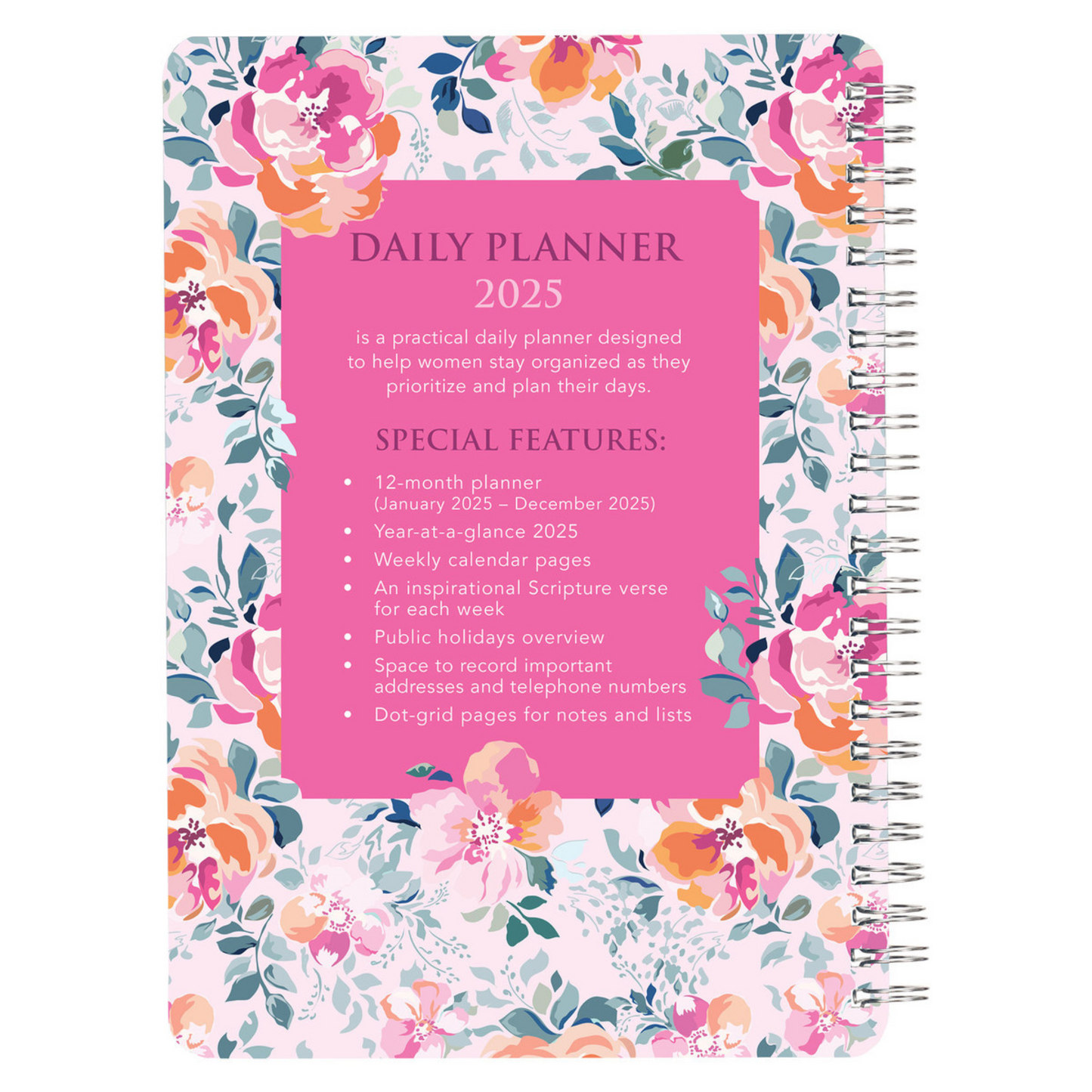 2025 Wirebound Daily Planner