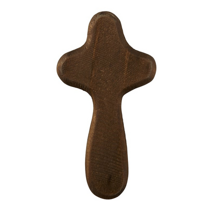 Wooden Hand Held Cross - Assorted