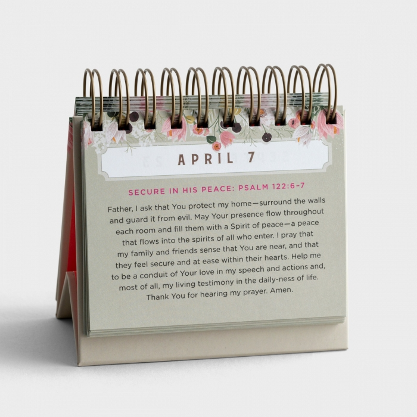 Perpetual Calendar - A Prayer A Day For Hope & Encouragement (#J0523)