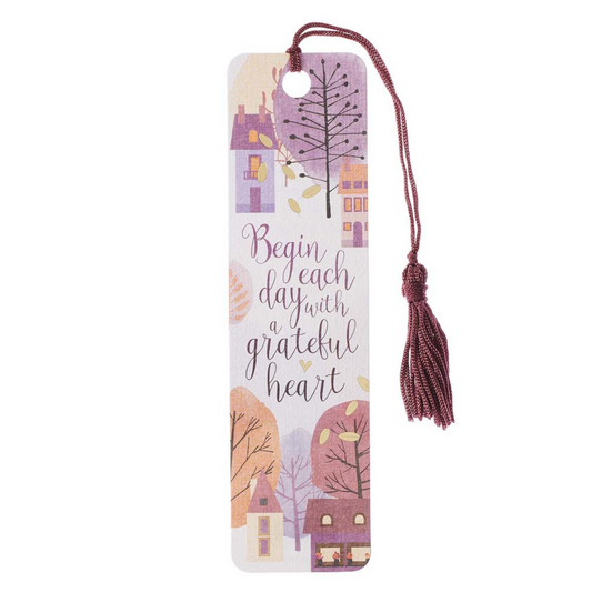 Grateful Heart - Bookmark with Tassel (TBM115)