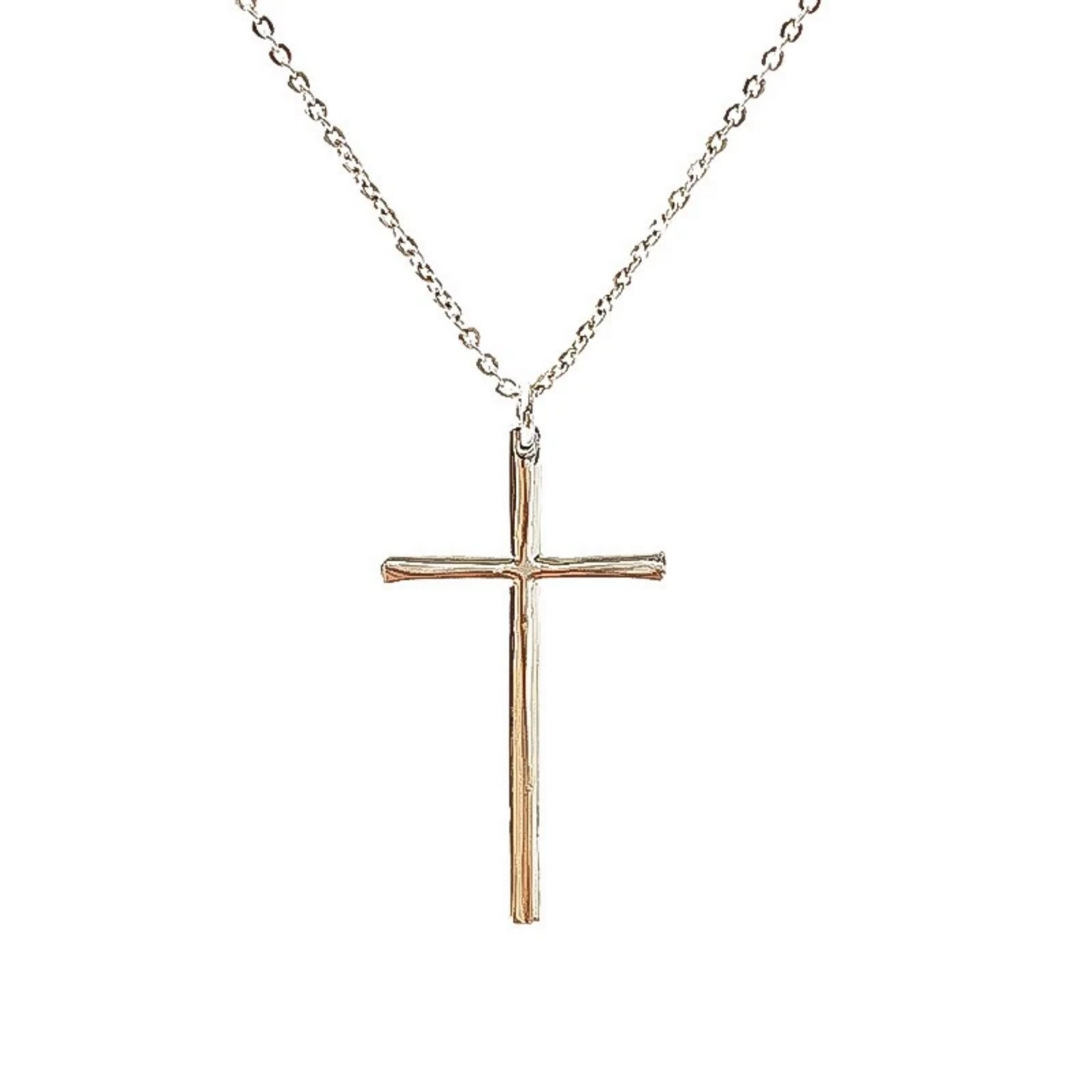 Chain with 2025 cross pendant