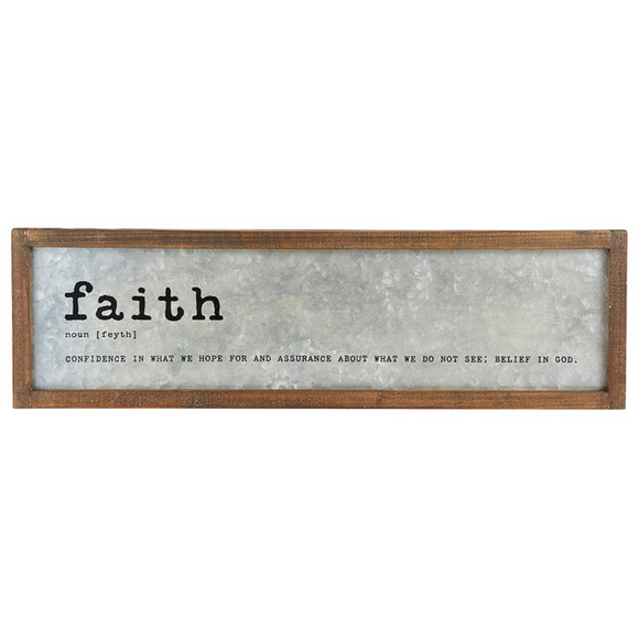 Metal Sign - Faith (#L1223)