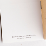 Thank You Card, Box of 10 - The Lord Bless You (#71942)