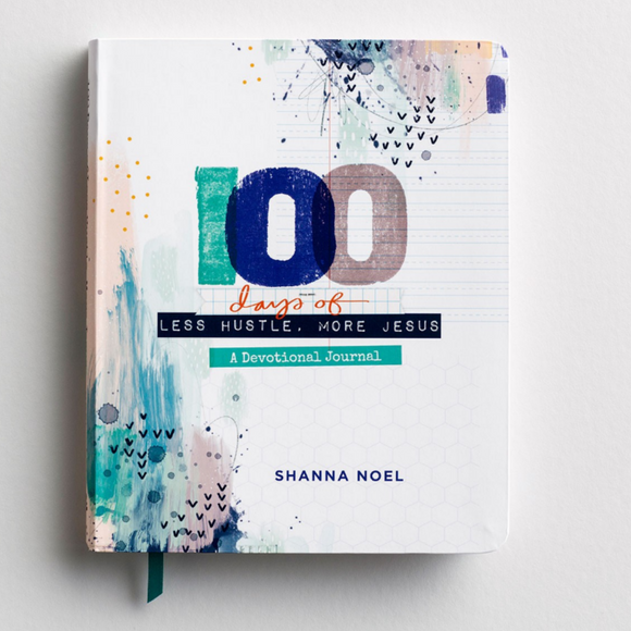 100 Days of Less Hustle More Jesus - Devotional Journal (#89877)