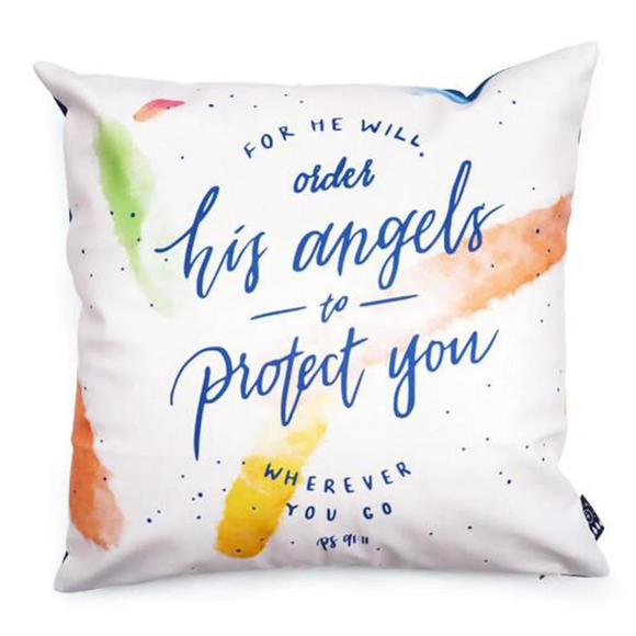 Angels Protect - Cushion Cover