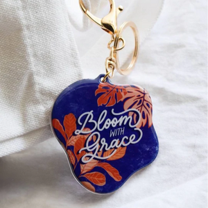 Bloom With Grace Keychain