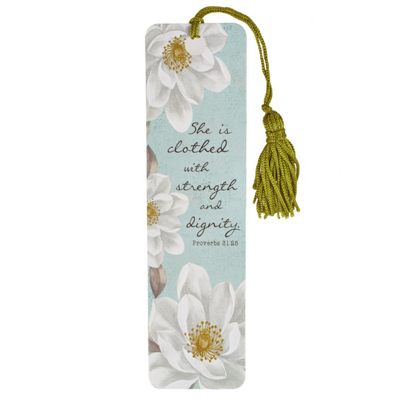 Strength & Dignity - Bookmark with Tassel (TBM093)